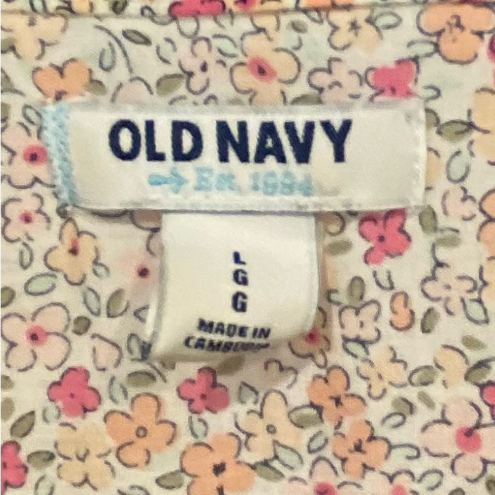 Old Navy Multicolor Floral Blouse - Picture 5 of 5